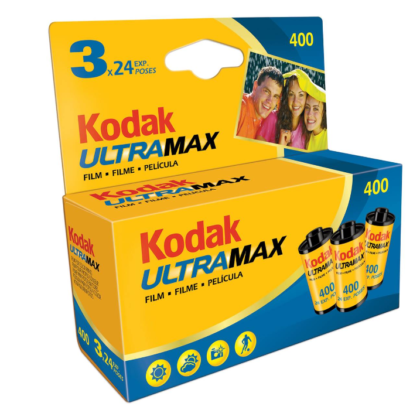 Kodak Ultramax 400 35mm 24 Exp Film – 3 Pack