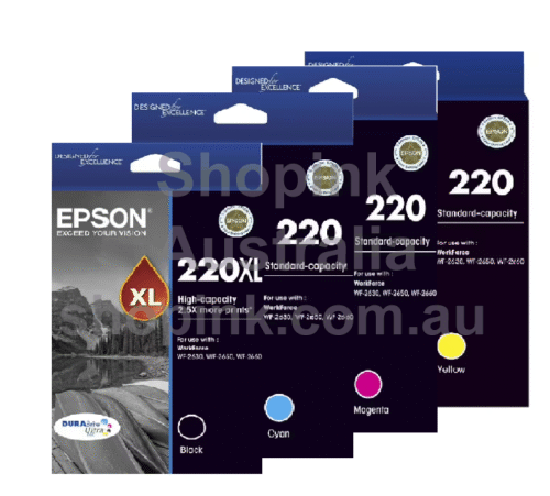 Epson 220XL/220 Genuine Value Pack 4 INKS - Image 2