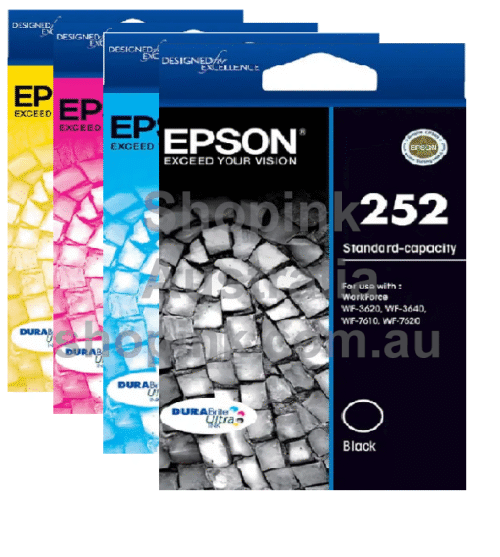 Epson 252 Genuine Value Pack 4 INKS - Image 2