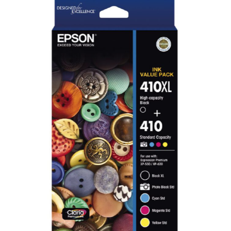 Epson 410XL/410 5-pack VP