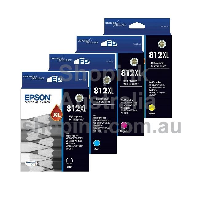 Epson 812XL Genuine Value Pack 4 INKS - Image 2