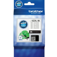 Brother LC-432XLBK Genuine Black High Yield Ink Cartridge