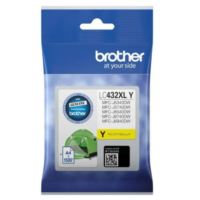 Brother LC-432XLY Genuine Yellow High Yield Ink Cartridge