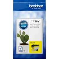 Brother LC-436Y Genuine Yellow Ink Cartridge
