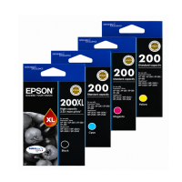 Epson 200XL & 200 Genuine Value Pack 4 INKS