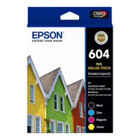Epson 604 Genuine Value Pack 4 INKS