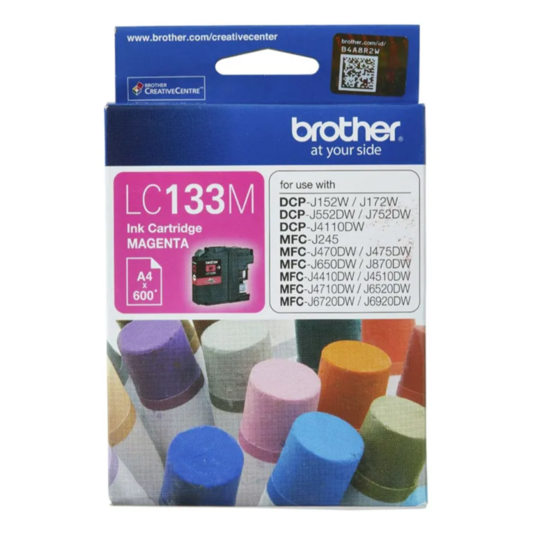 Genuine Brother LC-133M Magenta Ink Cartridge