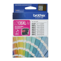 Genuine Brother LC-135XLM High Yield Magenta Ink Cartridge