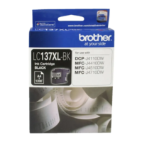 Genuine Brother LC-137XLBK High Yield Black Ink Cartridge