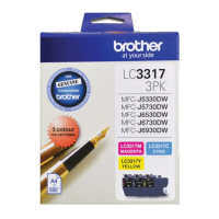Brother LC3317 Genuine Colour 3-Ink Value Pack