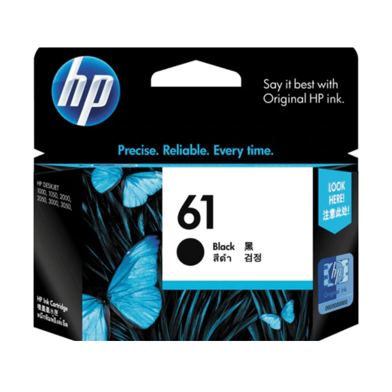 HP 61 Black Genuine Ink Cartridge