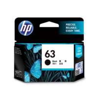 HP 63 Genuine Black Inkjet Cartridge