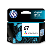 HP 67 Genuine Tri-Colour Inkjet Cartridge