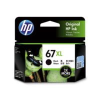 HP 67XL Genuine Black High Yield Inkjet Cartridge