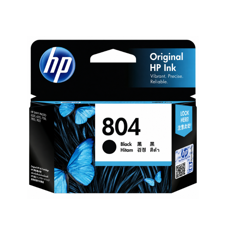 HP 804 Black Genuine Ink Cartridge