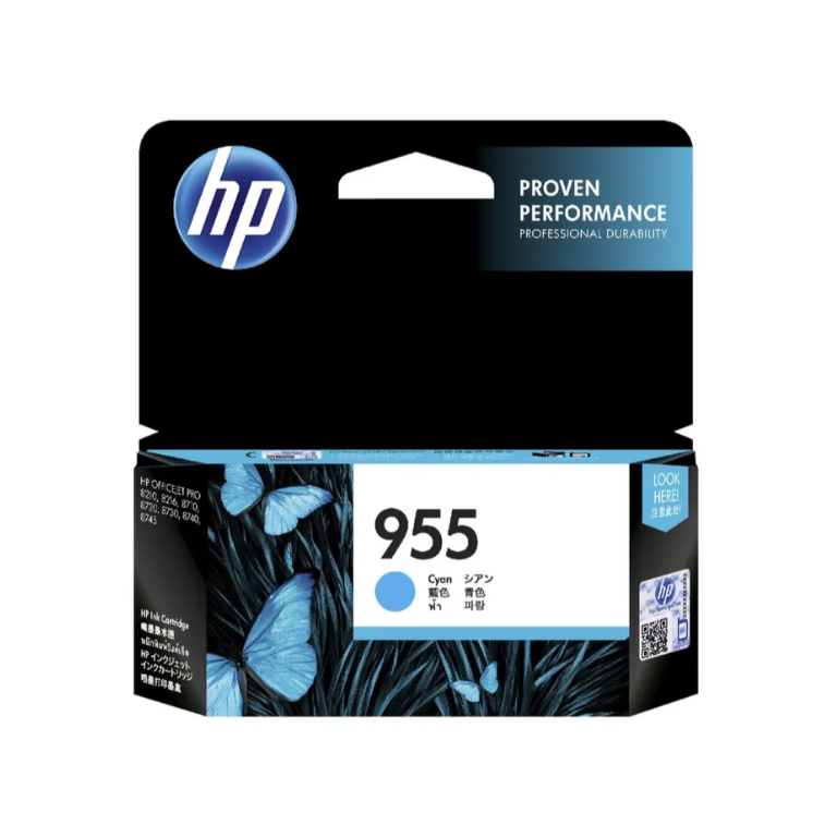 HP 955 Genuine Cyan Standard Inkjet Cartridge