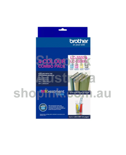 Brother LC-3339XL Black & LC-3337 Colours Genuine 4-INK Value Pack.