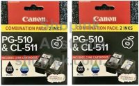 Canon PG-510, CL-511 Genuine Combo Pack [2BK, 2C]