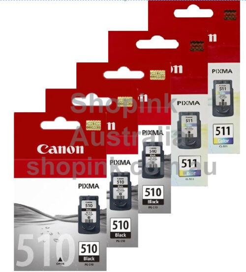 Canon PG-510, CL-511 Genuine Combo Pack [3BK, 2C]