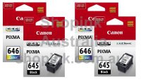 Canon PG-645, CL-646 Genuine Combo Pack [2BK, 2CL]