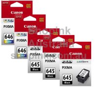 Canon PG-645, CL-646 Genuine Combo Pack [3BK, 2CL]