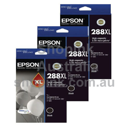 Epson 288XL Black Genuine Cartridge 3 Inks