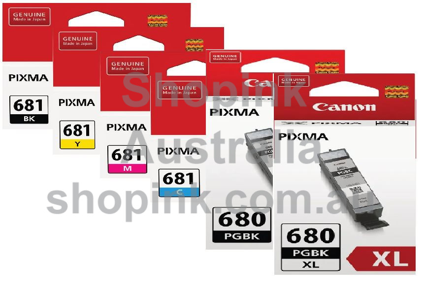Canon PG-680XL/ CLI-681 Genuine Value Pack 6-INKS