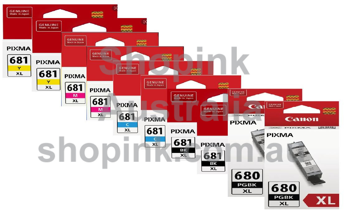 Canon PG-680XL/ CLI-681XL Genuine Value Pack 10-INKS