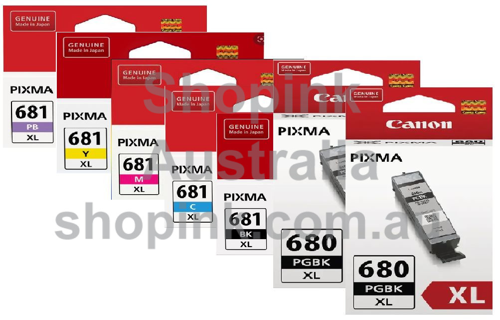 Canon PG-680XL/ CLI-681XL Genuine Value Pack 7-INKS