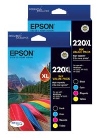 Epson 220XL Genuine Value Pack 8 INKS