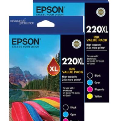 Epson 220XL Genuine Value Pack 8 INKS