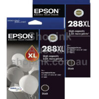 Epson 288XL Black Genuine Cartridge 2 Inks
