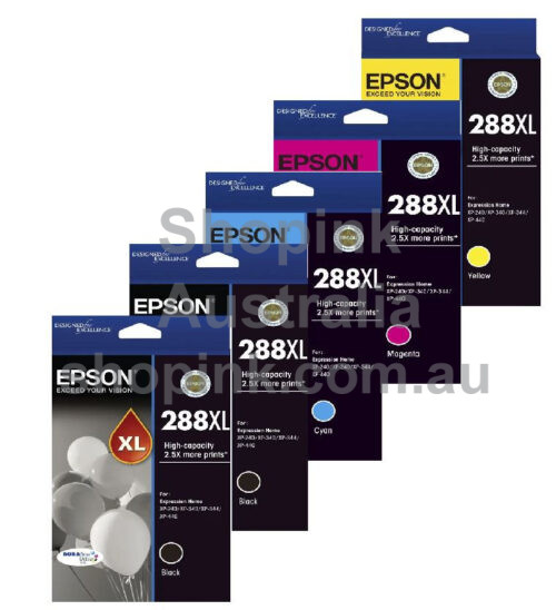 Epson 288XL Genuine Value Pack 5 Inks
