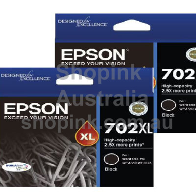 Epson 702XL Genuine Value Pack 2 Black Inks