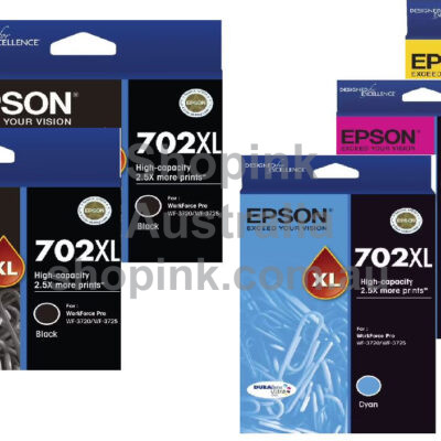 Epson 702XL Genuine Value Pack 5 INKS