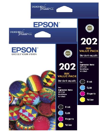 Epson 202 Genuine Value Pack 8 INKS