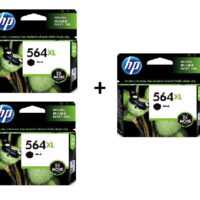 HP 564XL Black Genuine 3 INKS
