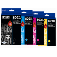 Epson 802XL Genuine Value Pack High Capacity 4-Inks