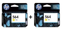 HP 564 Genuine Yellow Value Pack (1+1) INKS