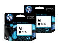 HP 61 Black Genuine 2 INKS