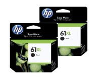 HP 61XL Black Genuine 2 INKS
