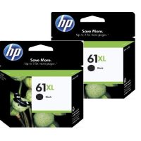 HP 61XL Black Genuine 2 INKS