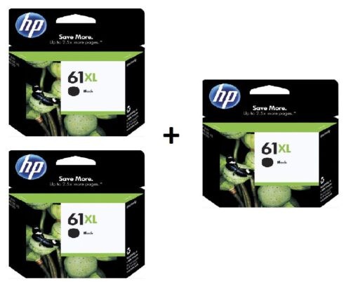 HP 61XL Black Genuine (2+1)