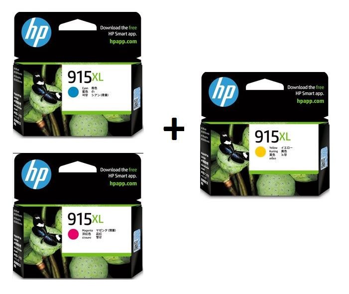 HP 915XL Genuine Value Pack (2+1) INKS