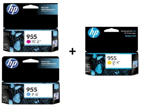 HP 955 Genuine Value Pack (2+1) INKS