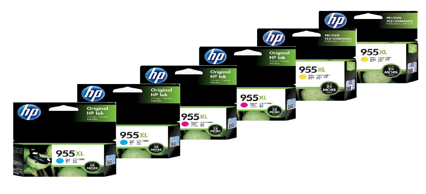 HP 955XL Genuine 6-Ink Value Pack