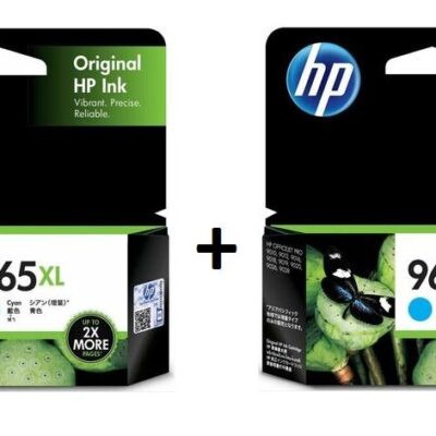 HP 965XL Genuine Cyan Value Pack (1+1) INKS