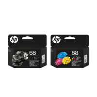 HP 68 Black and Tri-Color Combo Pack