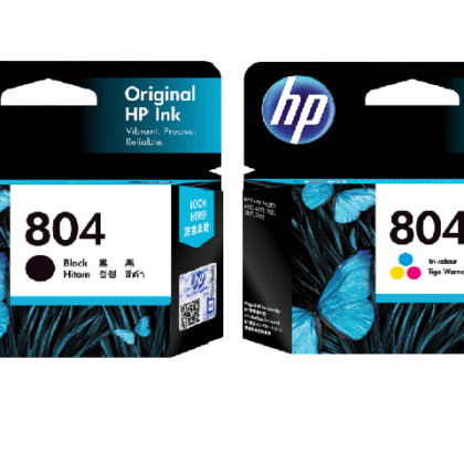 HP 804 Genuine Black & Colour 2-Inks Combo