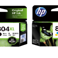 HP 804XL Genuine Black and Color 2 Inks